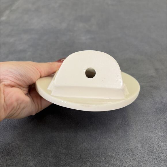 3) Lenox Ivory Porcelain Picture Frame Round 14k Gold Trim 5 " Tall EUC Charity - Picture 7 of 9